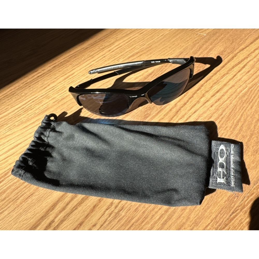 Oakley Half‎ Jacket 1.0 XLJ Plutonite Sunglasses Jet Black  03-650